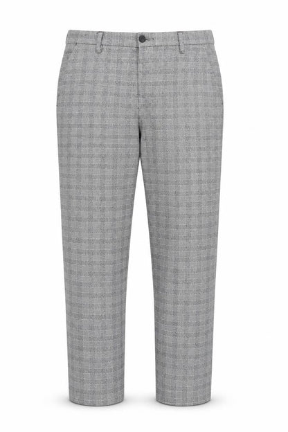 Mens UK Size 40 Kiabi Slim Fit Chino Grey Trousers