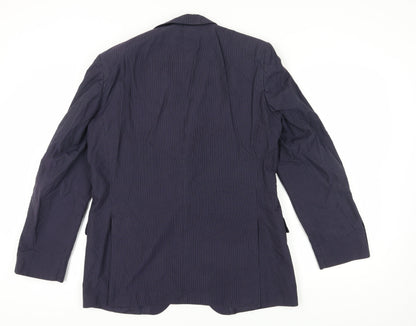 Mens UK Size 42 Tommy Hilfiger Regular Blue Suit Jacket