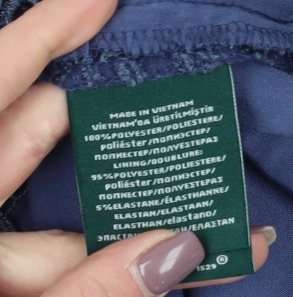 Ralph Lauren Women's Blue Sheath Dress Size 8