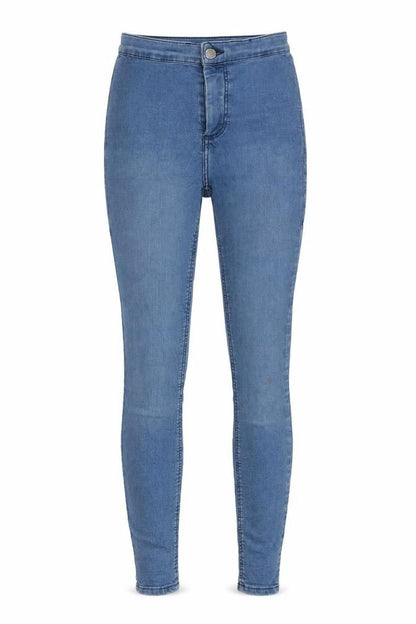 Womens UK Size 8 Topshop Regular Fit Skinny Blue Jeans