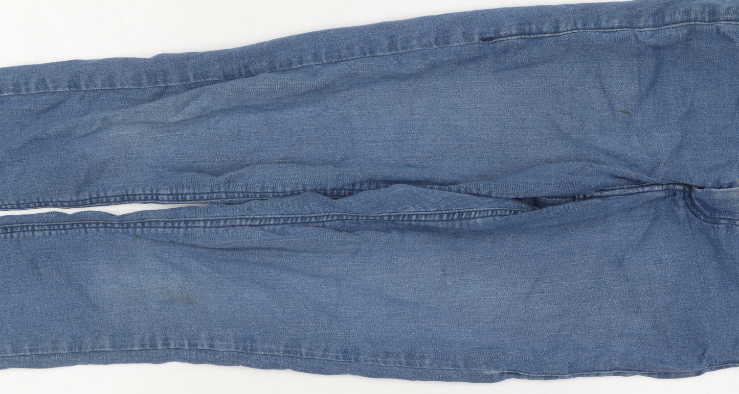 Topshop Women's Blue Skinny Jeans Size 8