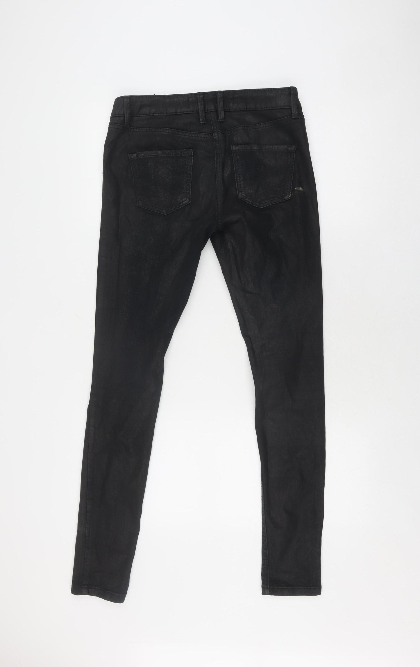 Next Women's Black Skinny Jeans, Size 8L, Slim Fit