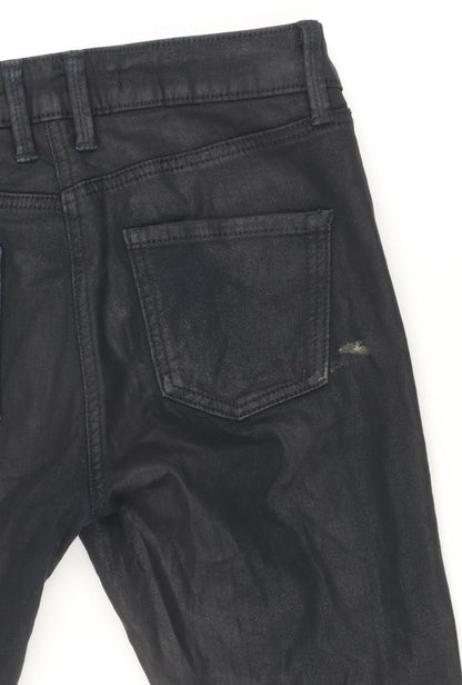 Next Women's Black Skinny Jeans, Size 8L, Slim Fit