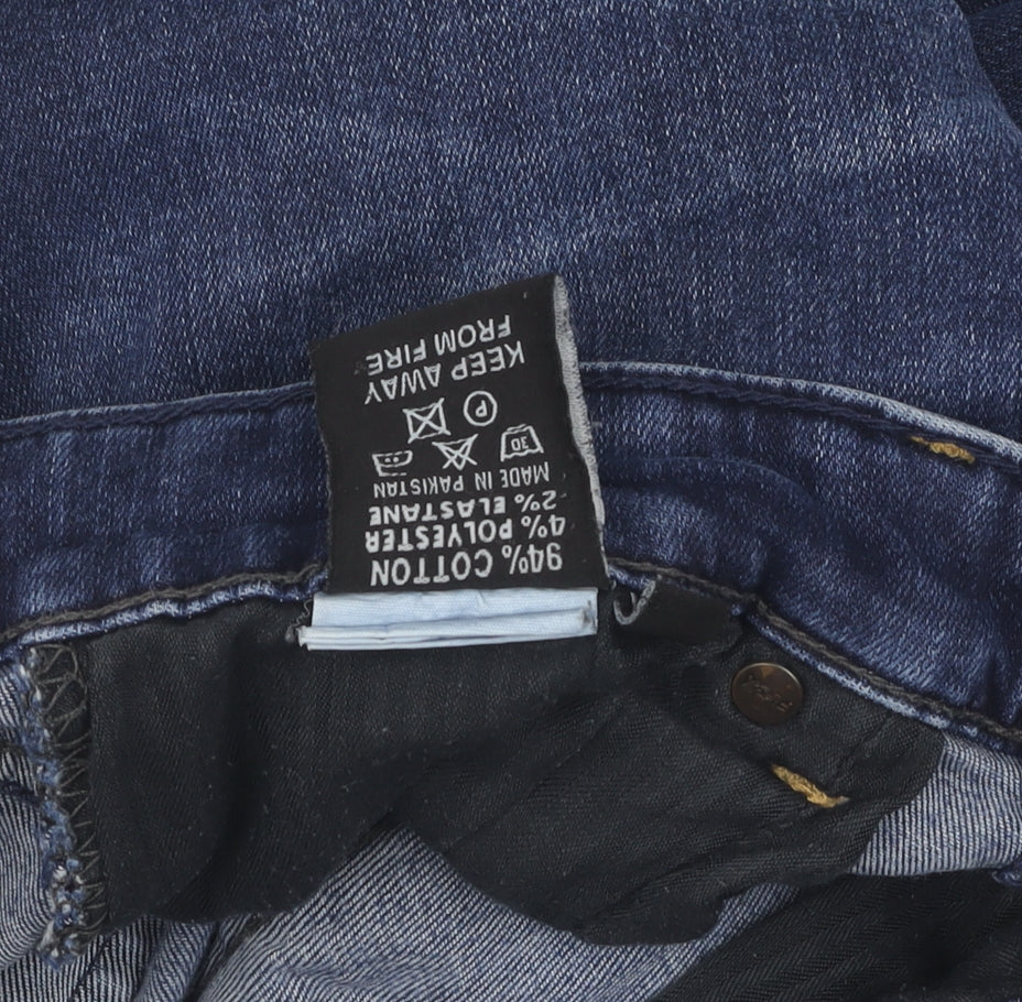 Mishmash Women's Blue Tapered Jeans Size 32