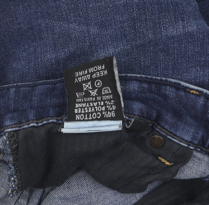 Mishmash Women's Blue Tapered Jeans Size 32