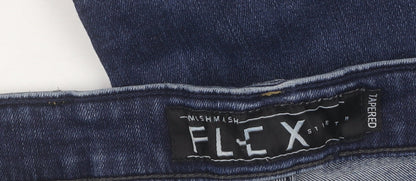 Mishmash Women's Blue Tapered Jeans Size 32