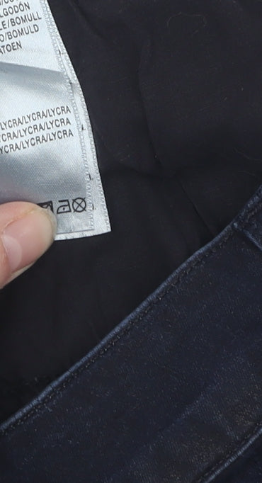 7 For All Mankind Women's Blue Straight Jeans