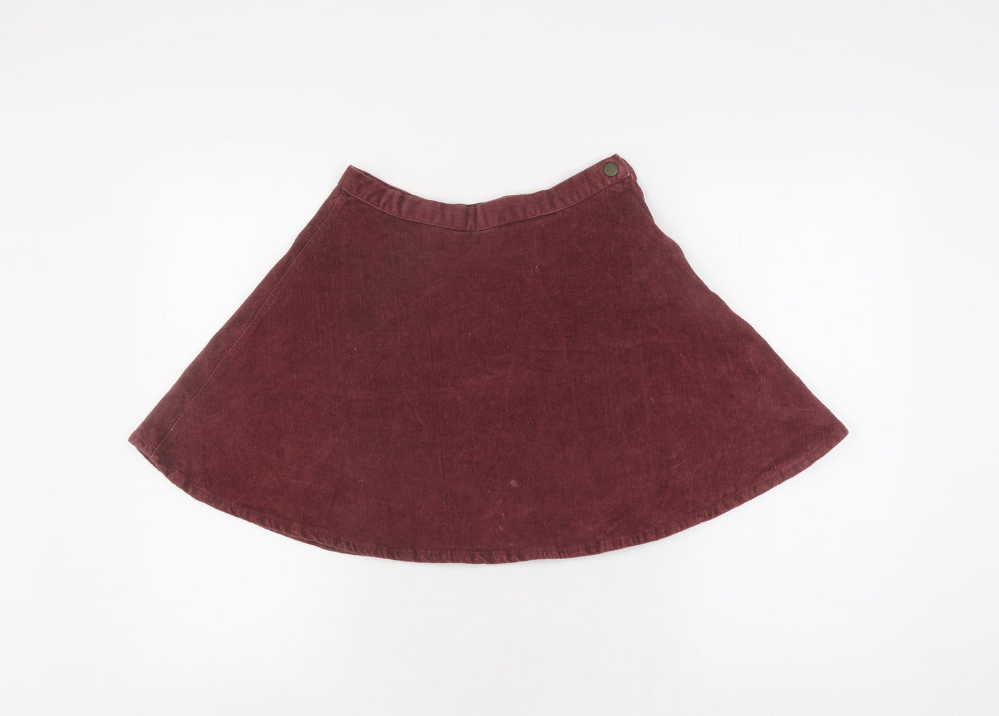 Rock & Revolution Women's Brown A-Line Corduroy Skirt