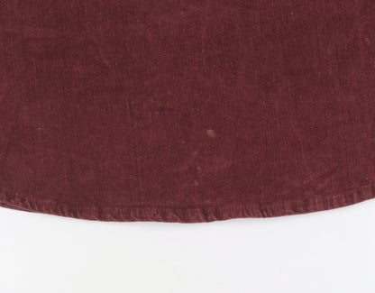 Rock & Revolution Women's Brown A-Line Corduroy Skirt