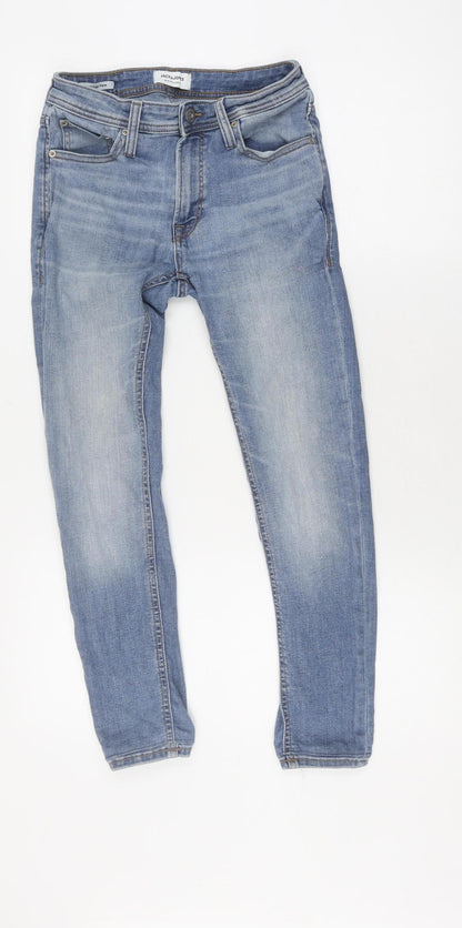 Jack & Jones Boys Blue Skinny Jeans 16 Plus