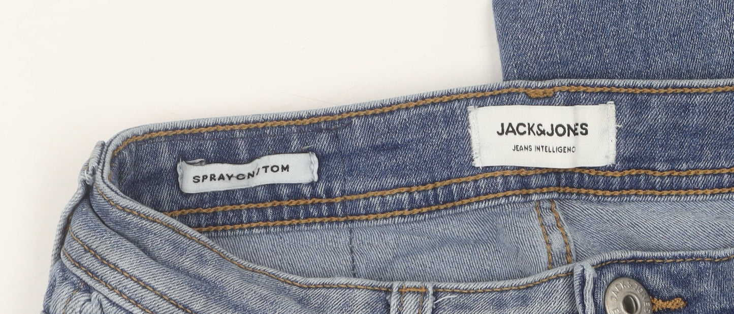Jack & Jones Boys Blue Skinny Jeans 16 Plus