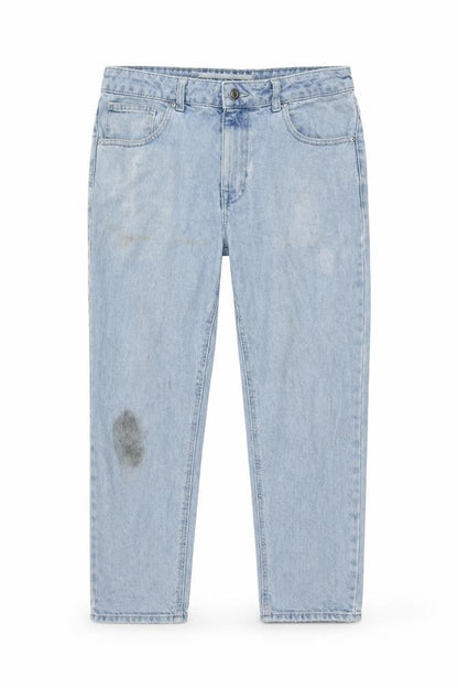 Womens UK Size L ASOS DESIGN Relaxed Fit Boyfriend Blue Jeans