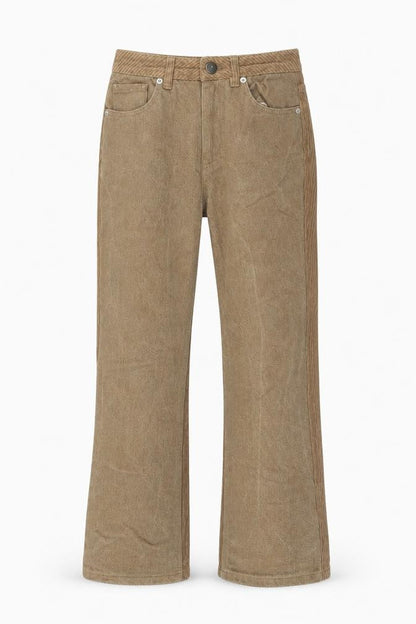 Womens UK Size 4 ASOS Regular Fit Chino Brown Trousers