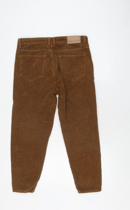 LFTDNM Men's Brown Corduroy Trousers Size 40