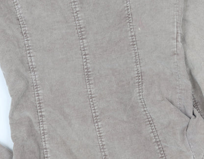 H&M Women’s Beige Corduroy Blazer, Size 6
