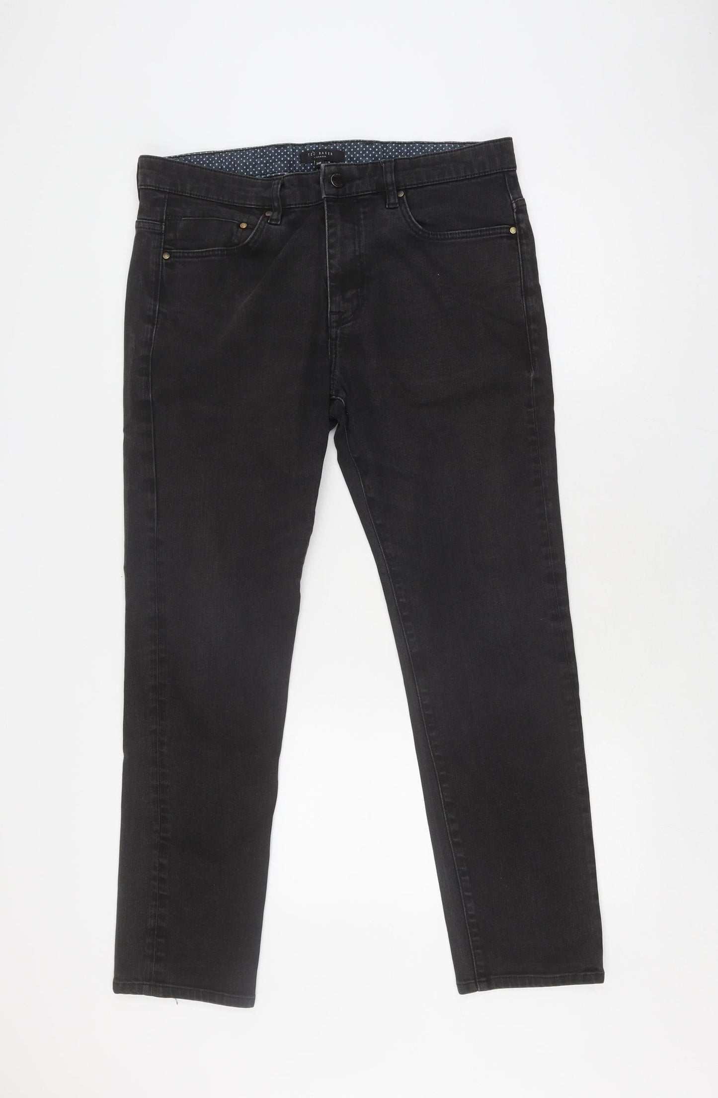 Ted Baker Women's Black Straight Jeans, Size M