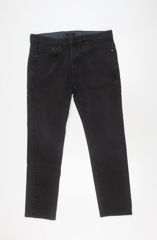 Ted Baker Women's Black Straight Jeans, Size M