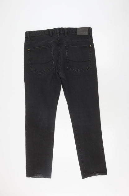 Ted Baker Women's Black Straight Jeans, Size M