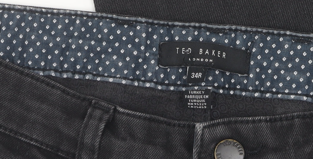 Ted Baker Women's Black Straight Jeans, Size M