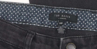 Ted Baker Women's Black Straight Jeans, Size M