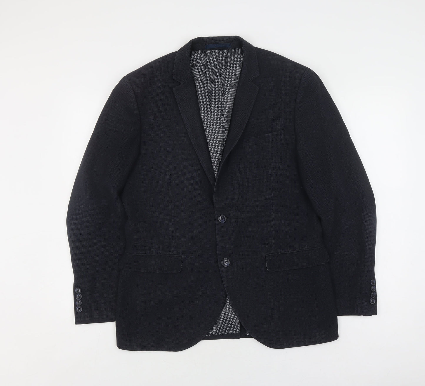 Mens UK Size 40 NEXT Regular Black Suit Jacket