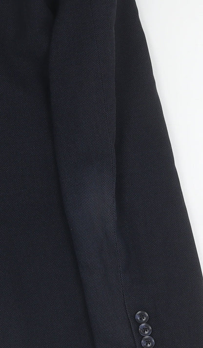 Mens UK Size 40 NEXT Regular Black Suit Jacket