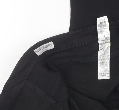 Womens UK Size 26 Marks and Spencer Extra-Slim Fit Skinny Black Jeans