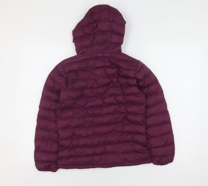 Mountain Warehouse Girls Purple Puffer Jacket 9-10 Years