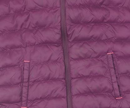 Mountain Warehouse Girls Purple Puffer Jacket 9-10 Years