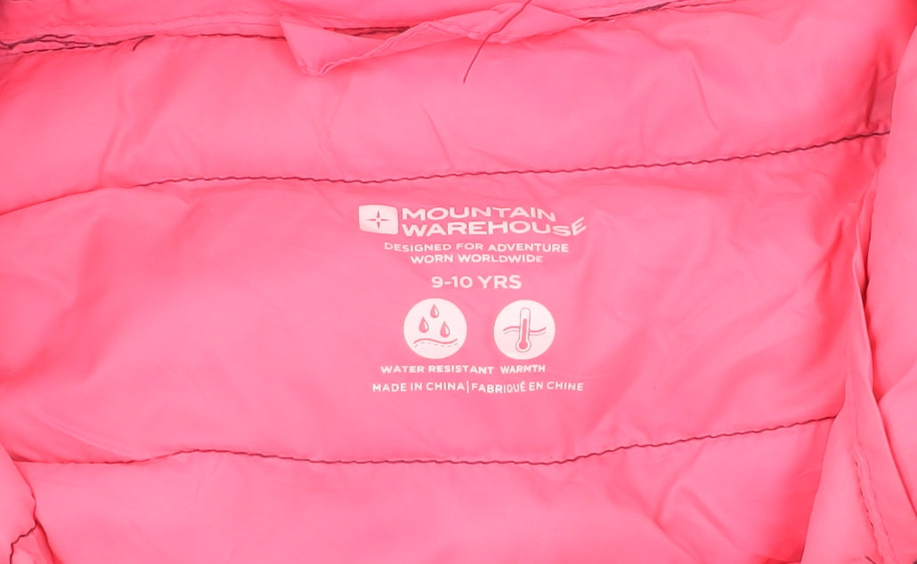 Mountain Warehouse Girls Purple Puffer Jacket 9-10 Years