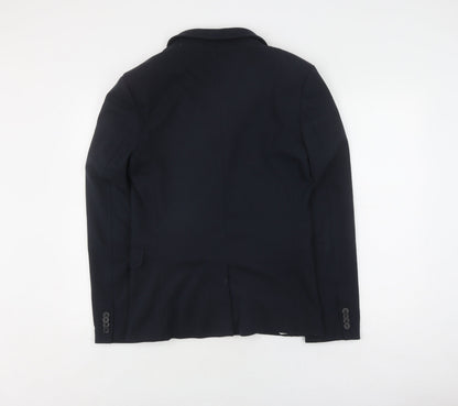 Mens UK Size M Zara Regular Blue Suit Jacket