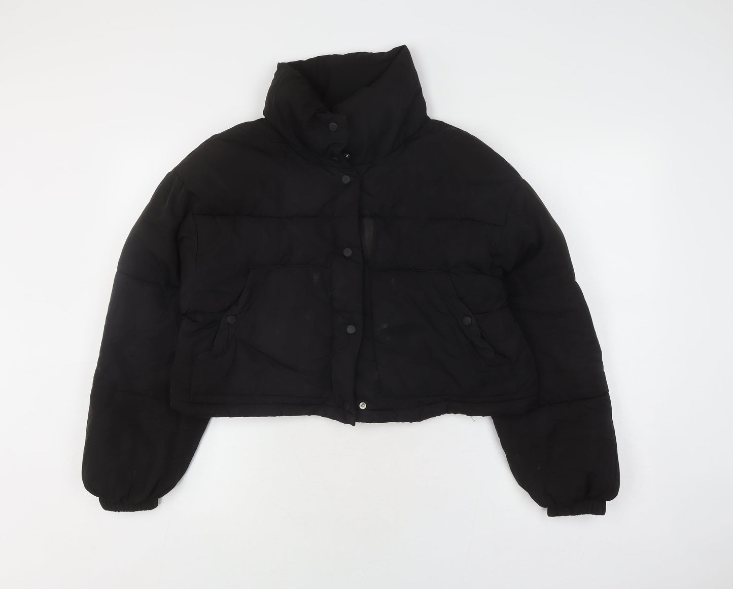 Pull & Bear Women's Black XS Puffer Jacket