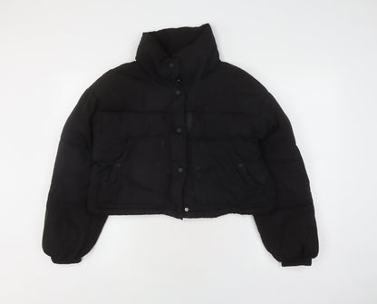 Pull & Bear Women's Black XS Puffer Jacket
