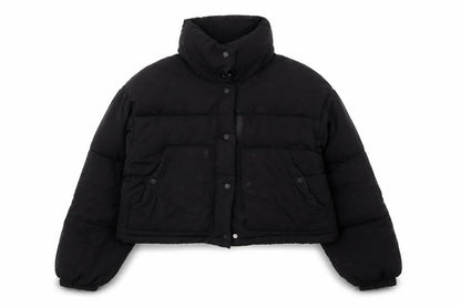Pull & Bear Women's Black XS Puffer Jacket