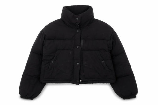 Pull & Bear Women's Black XS Puffer Jacket