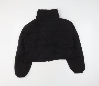 Pull & Bear Women's Black XS Puffer Jacket