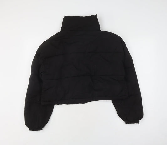Pull & Bear Women's Black XS Puffer Jacket