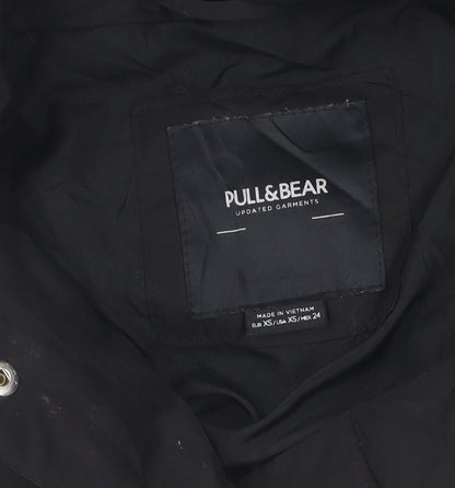 Pull & Bear Women's Black XS Puffer Jacket