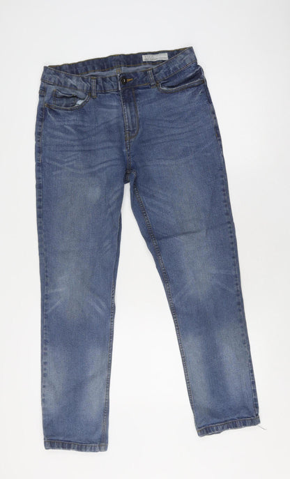 Denim 365 Women's Blue Straight Jeans - Size 32, Medium Wash