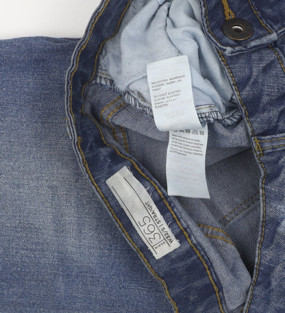 Denim 365 Women's Blue Straight Jeans - Size 32, Medium Wash