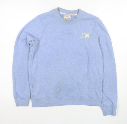 Womens UK Size M Jack Wills Blue Pullover Sweatshirt