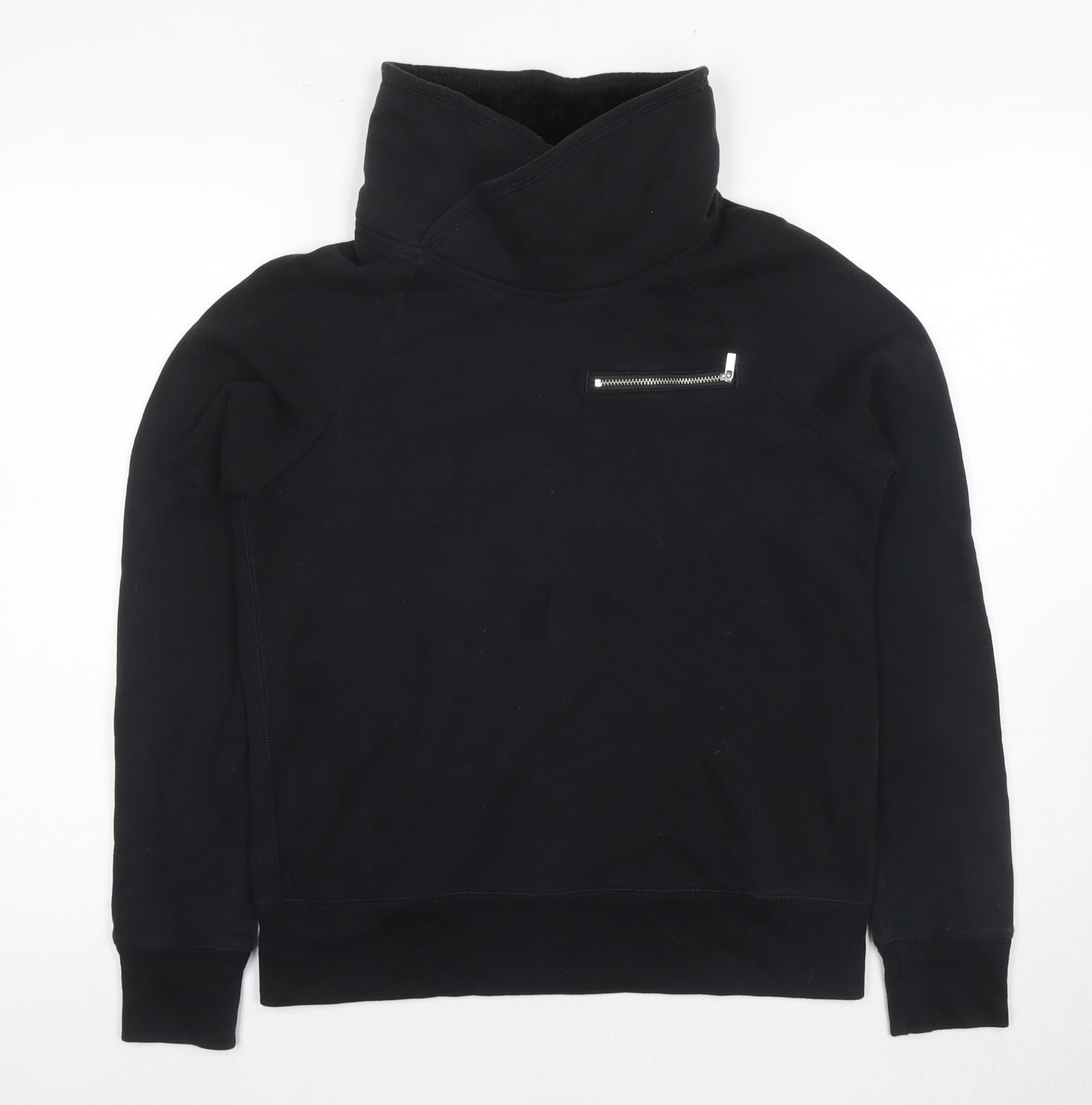 Abercrombie & Fitch Women's Black Pullover Sweatshirt M