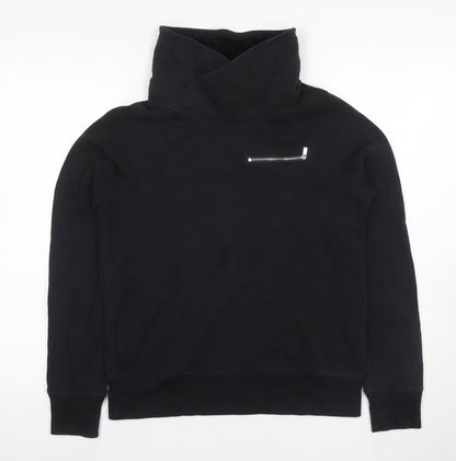 Abercrombie & Fitch Women's Black Pullover Sweatshirt M