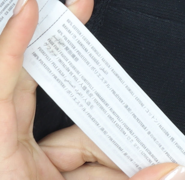 Abercrombie & Fitch Women's Black Pullover Sweatshirt M