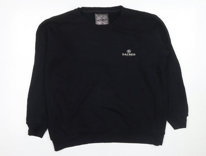Sacred Official Unisex Black Pullover Sweatshirt M