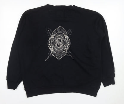 Sacred Official Unisex Black Pullover Sweatshirt M