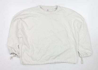 Adidas Women's Ivory Pullover Sweatshirt M