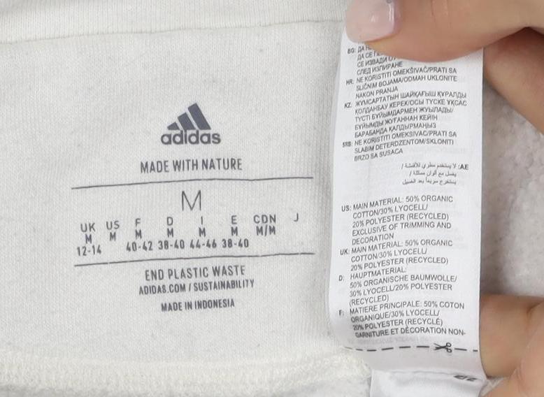 Adidas Women's Ivory Pullover Sweatshirt M