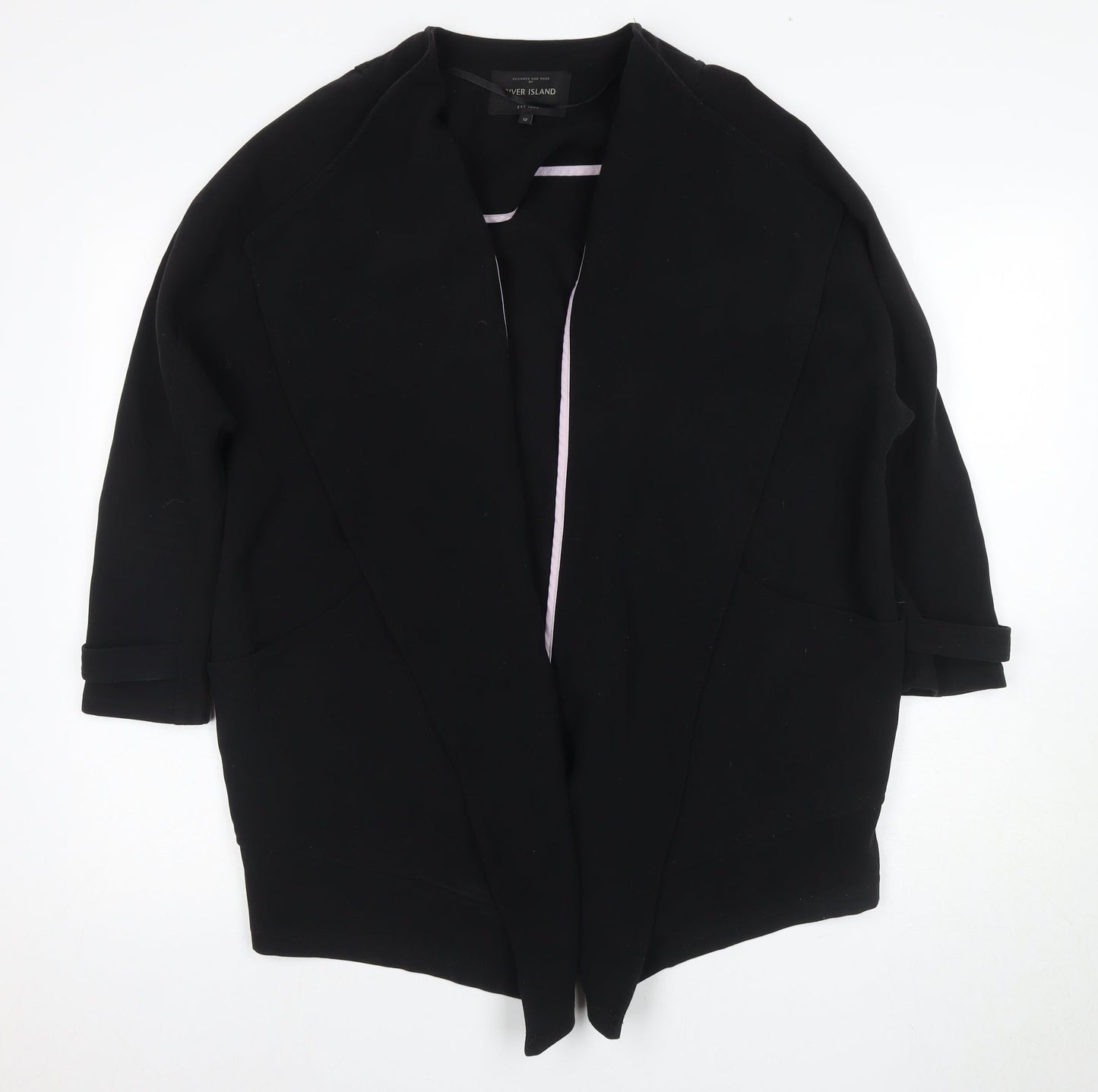Womens UK Size 12 River Island Black