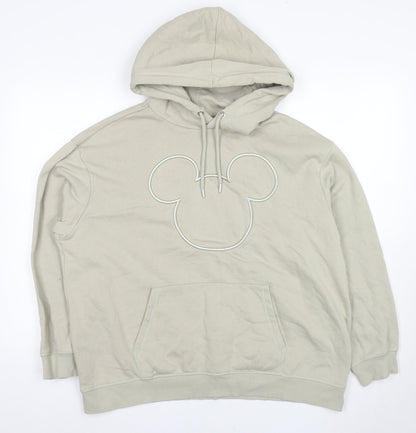 H&M Disney Beige Hoodie for Women Size 12 Pullover